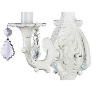 Jubilee Collection Scroll Wall Sconce in White