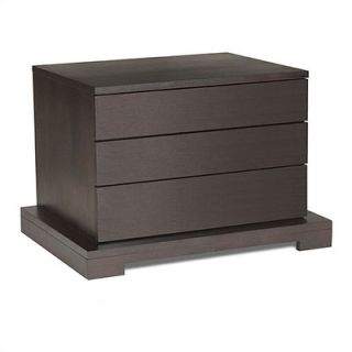 LifeStyle Solutions Zurich 3 Drawer Nightstand   950 3D NS (CP)