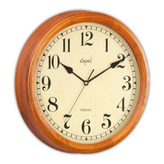 Opal Luxury Time Products Opal High Quality Round Wooden Clock