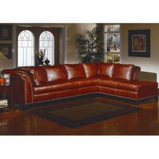 Omnia Furniture Kingsley Leather Sectional