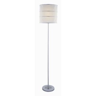 Lite Source Floor Lamp in Polished Steel/Silver   LS 81430