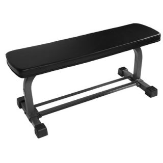 Mark Flat Weight Bench with Dumbbell Rack