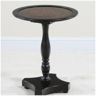 Ultimate Accents Myriad Glass Top End Table in