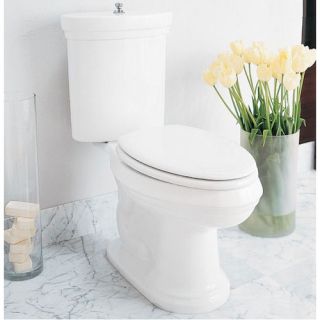 Ariel Bath Adonis Contemporary Elongated One Piece Toilet in White