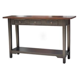 Casual Elements Colonial Console Table   MAH009BLKMB
