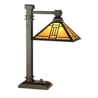 Dale Tiffany Noir Mission Desk Lamp in Mica Bronze   TT100016