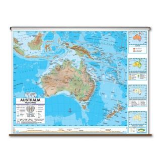Universal Map Advanced Physical Map   Australia