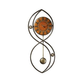 Uttermost Balboa Iron and Metal Pendulum Wall Clock
