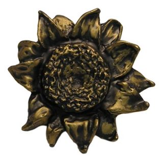  Fruits of Nature Sunflower Pull in Distressed Rubbed Bronze   146 3