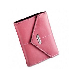 Resilient Personal Card Case, Faux Leather, 3 1/2 x 2 1/2, Pink
