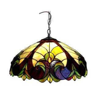 Tiffany Style Victorian Hanging Lamp