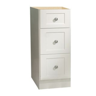 Cape Cod Series 12 x 21 Maple Bathroom Vanity with Three Drawer in