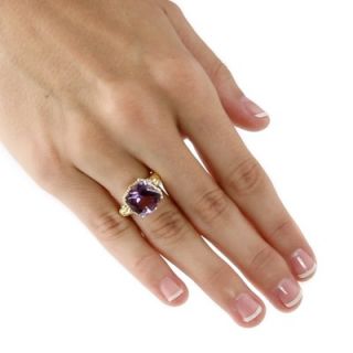 Palm Beach Jewelry Rose Amethyst Ring