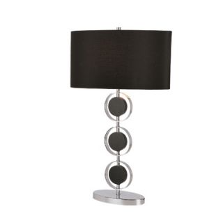 TransGlobe Lighting Safari Black Table Lamp in Black   RTL 1243