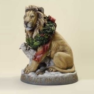 Roman, Inc. Lion and Lamb Peace on Earth Figurine