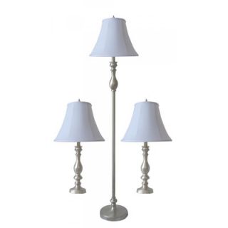 Creative Motion 3 Piece Floor and Table Lamp Set