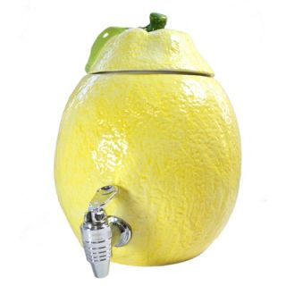 American Atelier 170 oz. Ceramic Lemon Beverage Dispenser