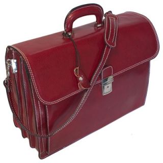 Floto Imports Firenze Briefcase in Tuscan Red