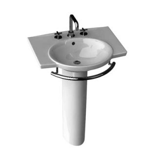 Porcher Sapho II Pedestal Bathroom Sink