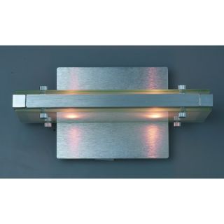 Trend Lighting Corp. Plano Two Light Wall Sconce in Brushed Aluminum