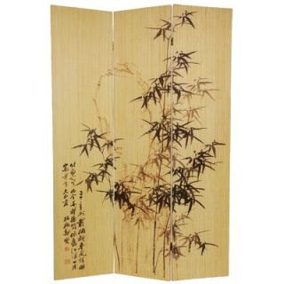 Oriental Furniture 871500Tall Frameless Natural Bamboo Design Screen