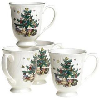 Nikko Ceramics Happy Holidays 10 oz. Mug (Set of 4)   180 456