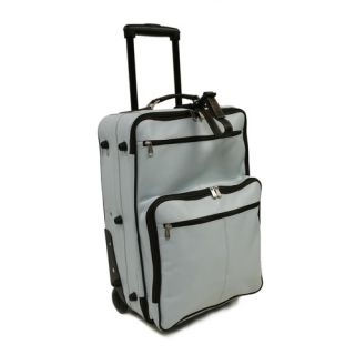 Pastel Leather 22 Wheeled Traveler Suitcase