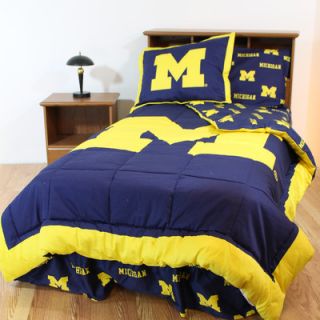 College Covers Michigan Bed in a Bag with Team Colored Sheets
