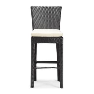 dCOR design Guilla Bar Outdoor Bar Chair in Chocolate
