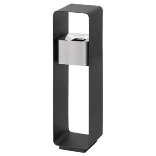 Casa Stainless Steel Standing Ashtray in Black