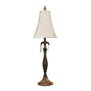 Sterling Industries Table Lamp with Polka Dots in Black   91 193