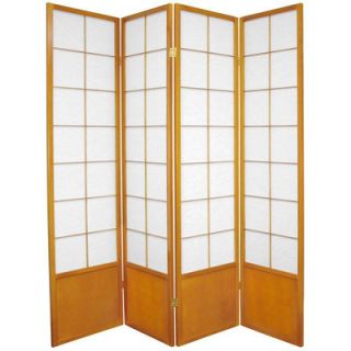 Oriental Furniture Zen Asian Room Divider in Honey   SSZEN Honey X