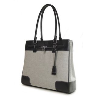 Mobile Edge Womens Madison Laptop Tote in Two Tone Canvas