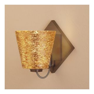 Bruck Bling I One Light Wall Sconce with Diamond Shaped Canopy