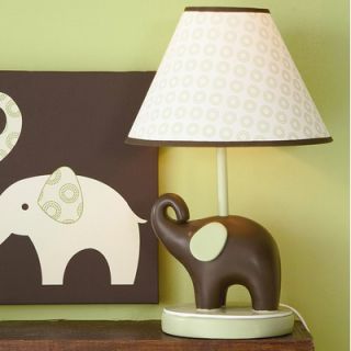 Carters Green Elephant Lamp