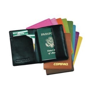 Royce Leather Oversized Airline Ticket and Passport Holder   212 5