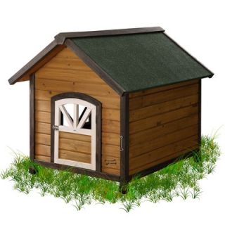 New Age Pet Eco Concepts Rustic Lodge Dog House   ECOH201 X