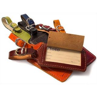 Floto Imports Leather Luggage Tag   Free Gift with Purchase   211