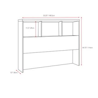  Bed & Bookcase Headboard   H 011 LWB / H 211 and S 011 LWB / D 0