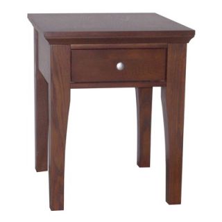 ORE Fraser End Table in Mahogany