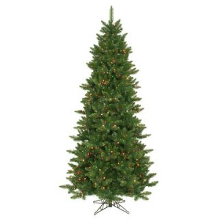 Vickerman Camdon Fir 8.5 Artificial Slim Christmas Tree with