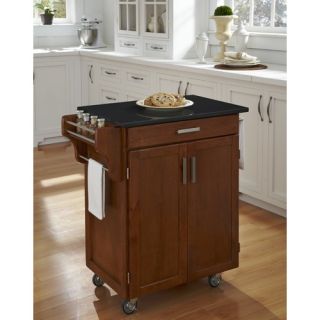 Crosley Alexandria Kitchen Island with Natural Wood Top in Classic