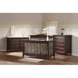 PALI Mantova Two Piece Forever Convertible Crib Set in Chocolate