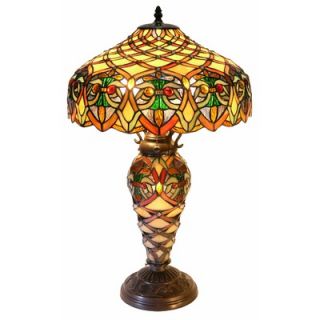 Warehouse of Tiffany Arielle Table Lamp with Metal Base   3046#GLS