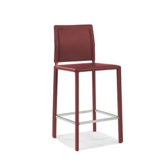Moes Home Collection Stallo Counter Stool in Dark Red   EH 1007 04