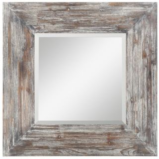 Cooper Classics Keitts Mirror in Distressed Rustic White Wash