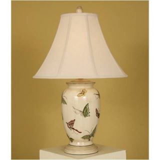 Mario Industries Butterfly Porcelain Table Lamp