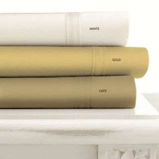 Tribeca Living 4 Piece Egyptian Cotton 500 Thread Count Sheet Set in
