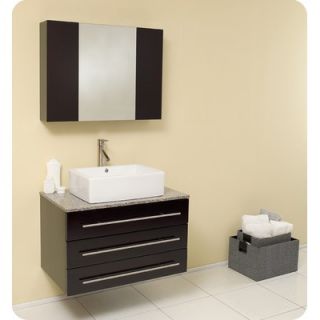 Fresca Modello Modern Bathroom Vanity with Medicine Cabinet