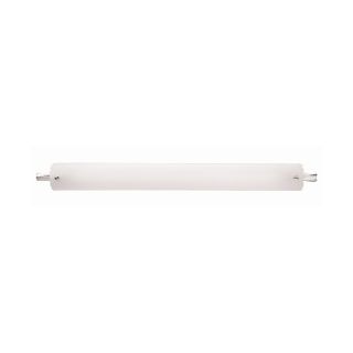 Access Lighting Vail Wall Fixture with Opal Glass in Brushed Steel